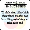 Chỉ thị 01/2013/CT-NHNN