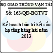 Quyết định 163/2013/QĐ-BGTVT