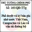 Quyết định 165/2013/QĐ-TTg