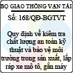 Quyết định 168/2013/QĐ-BGTVT