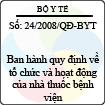 Chưa được phân loại số 24/2008/QĐ-BYT