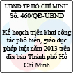 Quyết định 460/2013/QĐ-UBND