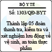 Quyết định số 1303/QĐ-BYT