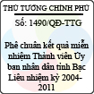 Quyết định số 1490/QĐ-TTG