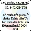 Quyết định số 1492/QĐ-TTG