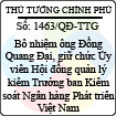 Quyết định số 1463/QĐ-TTG