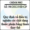 Nghị định số 96/2012/NĐ-CP