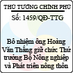 Quyết định số 1459/QĐ-TTG