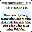 Quyết định số 1460/QĐ-TTG