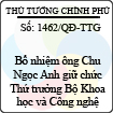 Quyết định số 1462/QĐ-TTG của Thủ tướng Chính phủ