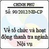 Nghị định số 90/2012/NĐ-CP