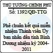 Quyết định số 1392/QĐ-TTG