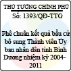 Quyết định số 1393/QĐ-TTG