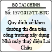 Thông tư số 157/2012/TT-BTC