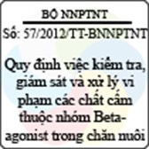 Thông tư số 57/2012/TT-BNNPTNT