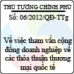 Quyết định số 06/2012/QĐ-TTg