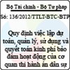 Thông tư liên tịch số 136/2012/TTLT-BTC-BTP