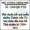 Quyết định số 1384/QĐ-TTG