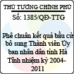 Quyết định số 1385/QĐ-TTG