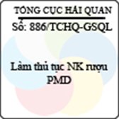 Công văn 886/2013/TCHQ-GSQL