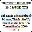 Quyết định số 1365/QĐ-TTG