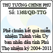 Quyết định số 1368/QĐ-TTG