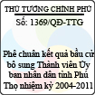 Quyết định số 1369/QĐ-TTG