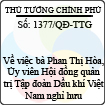 Quyết định số 1377/QĐ-TTG