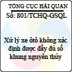 Công văn 801/2013/TCHQ-GSQL