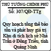 Quyết định 307/2013/QĐ-TTg