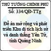 Quyết định 334/2013/QĐ-TTg