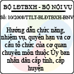 Thông tư liên tịch số 10/2008/TTLT-BLĐTBXH-BNV