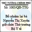 Quyết định số 1003/QĐ-TTG