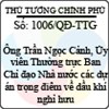 Quyết định số 1006/QĐ-TTG
