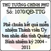 Quyết định số 1070/QĐ-TTG