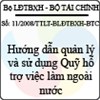 Thông tư liên tịch số 11/2008/TTLT-BLĐTBXH-BTC