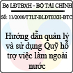 Thông tư liên tịch số 11/2008/TTLT-BLĐTBXH-BTC