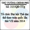 Quyết định 315/2013/QĐ-TTg