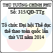 Quyết định 315/2013/QĐ-TTg