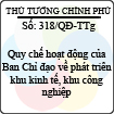 Quyết định 318/2013/QĐ-TTg