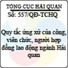 Quyết định 557/2013/QĐ-TCHQ