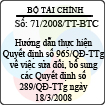 Thông tư số 71/2008/TT-BTC