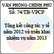 Thông báo 74/2013/TB-VPCP