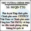 Quyết định số 96/QĐ-TTG