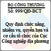 Quyết định 999/2013/QĐ-BCT