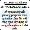 Công văn 499/2013/LĐTBXH-LĐTL