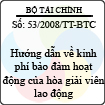 Thông tư số 53/2008/TT-BTC