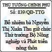 Quyết định số 839/QĐ-TTG