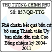 Quyết định số 857/QĐ-TTG