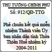 Quyết định số 912/QĐ-TTG